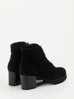 Damen Semler – Schnürstiefelette aus Veloursleder