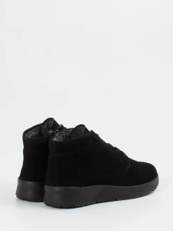 – Schnürstiefelette aus Veloursleder*Semler Hot