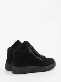 Damen Semler – Schnürstiefelette aus Veloursleder