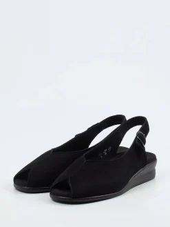 – Slingback-Sandale aus Veloursleder*Semler Sale