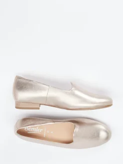 Damen Semler – Slipper aus Metallicleder in