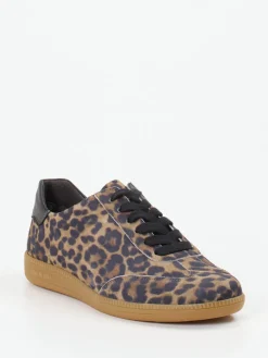 – Sneaker aus geprägtem Leder mit Leoprint*Semler Online