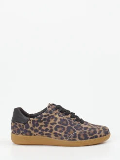 – Sneaker aus geprägtem Leder mit Leoprint*Semler Online