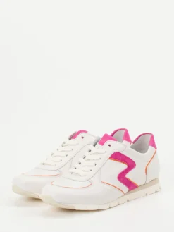 Damen Semler – Sneaker aus Kalb- und Veloursleder Offwhite