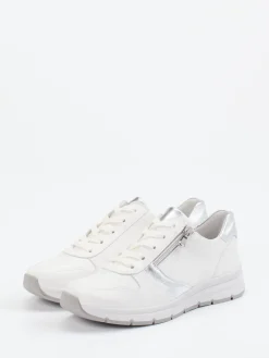 Damen Semler – Sneaker aus Kalbleder in Offwhite