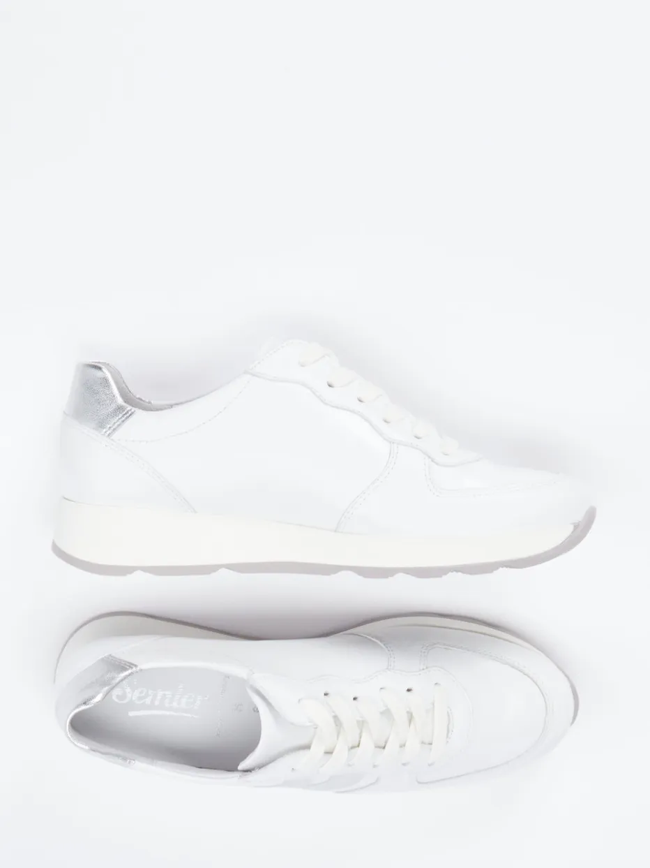 Damen Semler – Sneaker aus Kalbleder mit Metallic-Details