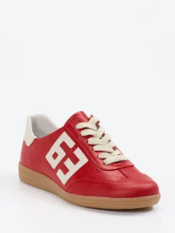 Damen Semler – Sneaker aus Kalbleder in Signal