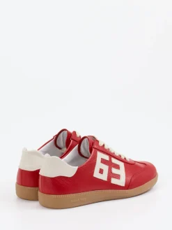 Damen Semler – Sneaker aus Kalbleder in Signal