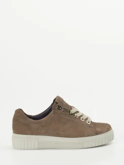 Damen Semler – Sneaker aus Nubukleder in Taupe