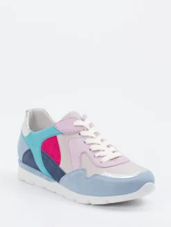 – Sneaker aus Veloursleder in Pastell-Mix*Semler Outlet