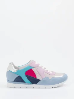 – Sneaker aus Veloursleder in Pastell-Mix*Semler Outlet
