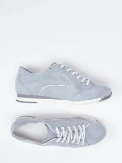 Damen Semler – Sneaker aus Veloursleder in Rauch