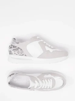 Damen Semler – Sneaker aus Veloursleder mit Metallic-Details