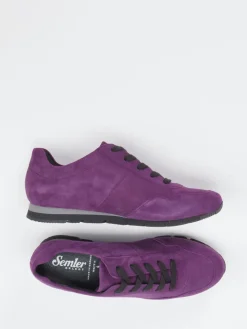 – Sneaker aus Veloursleder violett*Semler