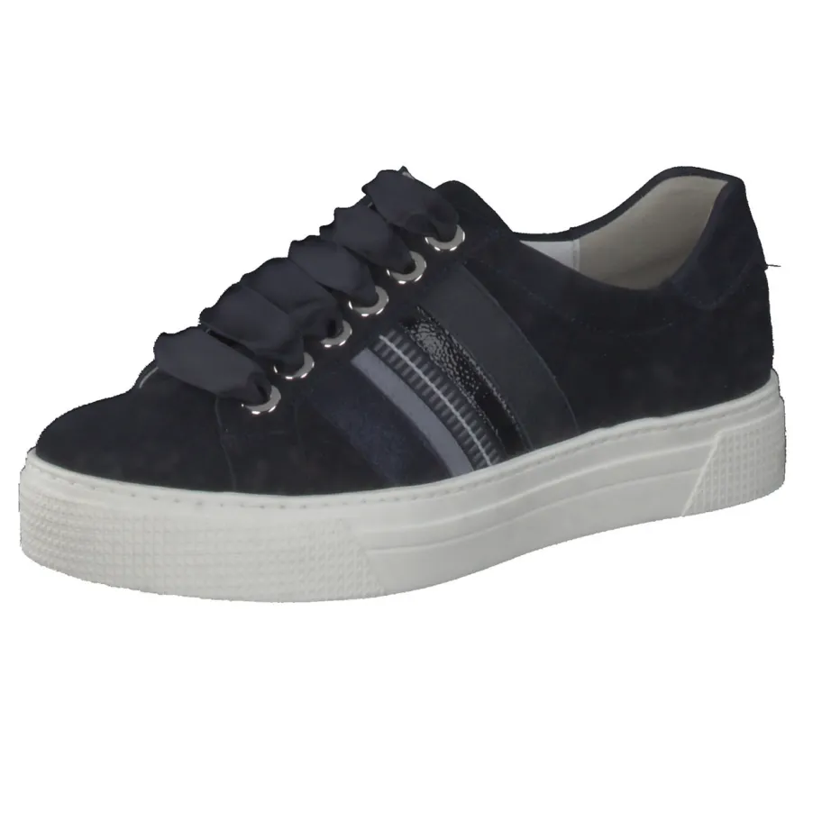 Damen Semler – Sneaker aus Veloursleder Dunkel