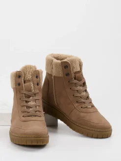 Damen Semler – Stiefeletten aus Veloursleder mittel