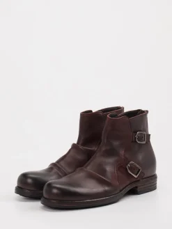 Herren Shoto – Biker-Boots aus Leder Dunkel