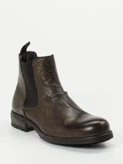 Herren Shoto – Chelsea Boots aus Hirschleder dunkel