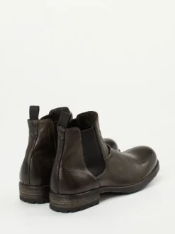 Herren Shoto – Chelsea Boots aus Hirschleder dunkel