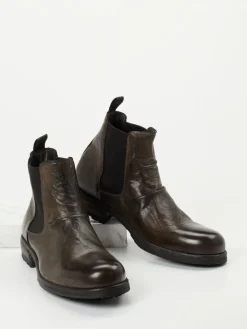 Herren Shoto – Chelsea Boots aus Hirschleder dunkel