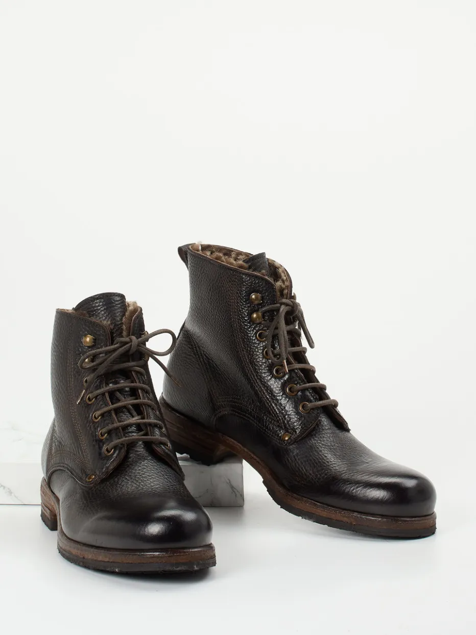 – Schnürboots aus Elchleder dunkel*Shoto Outlet