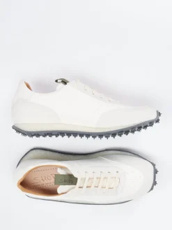 – Sneaker aus Känguruleder in Offwhite*Shoto Hot