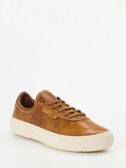 Herren Shoto – Sneaker aus Känguruleder cognacfarben