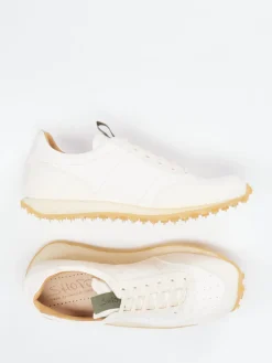 Herren Shoto – Sneaker aus Känguruleder in Creme