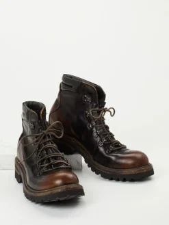 Herren Shoto – Wanderboots aus Pferdeleder dunkel