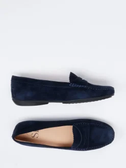 – Loafer aus Veloursleder Dunkel*Si Discount