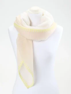 Simone Bruns – Schal aus Kaschmir mit Neonakzent*Simone Bruns Cashmere Couture