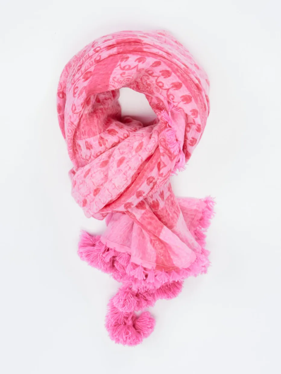 Simone Bruns – Schal aus Kaschmir in Pink*Simone Bruns Cashmere Couture New