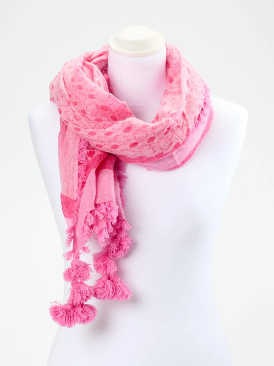 Simone Bruns – Schal aus Kaschmir in Pink*Simone Bruns Cashmere Couture New