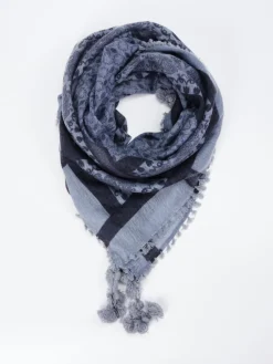 Damen Simone Bruns Cashmere Couture Simone Bruns – Schal aus Kaschmir mit Ethno-Muster