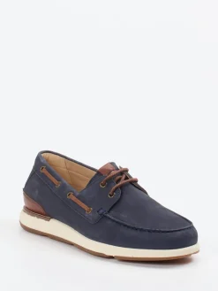 Herren Sioux – Bootsschuh aus Nubukleder Marine