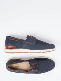 Herren Sioux – Bootsschuh aus Nubukleder Marine