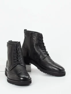 Herren Sioux – Brogue-Boots aus Kalbleder