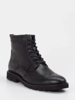 Herren Sioux – Brogue-Stiefelette aus Kalbleder