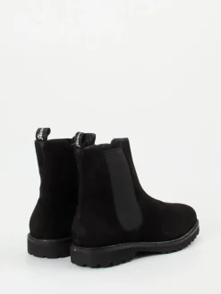 Damen Sioux – Chelsea Boots aus Veloursleder