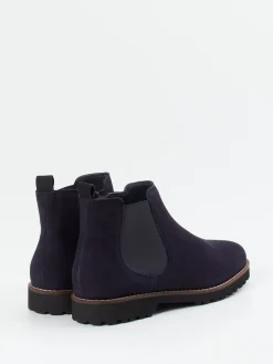 Damen Sioux – Chelsea Boots aus samtigem Veloursleder