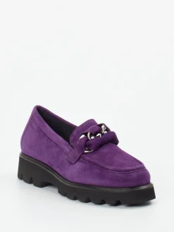 – Chunky Loafer aus Veloursleder Violett*Sioux Discount