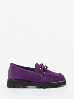 – Chunky Loafer aus Veloursleder Violett*Sioux Discount