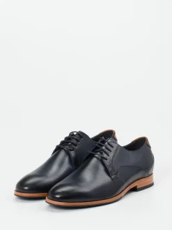 – Derby aus poliertem Kalbleder Dunkel*Sioux New