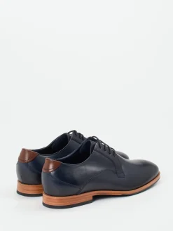 – Derby aus poliertem Kalbleder Dunkel*Sioux New