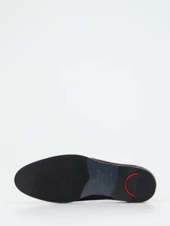 – Derby aus poliertem Kalbleder Dunkel*Sioux New