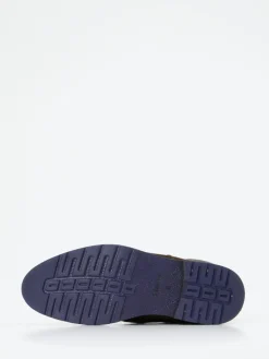 Herren Sioux – Herren-Schnürboots aus Veloursleder dunkel