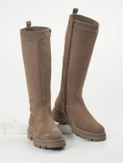 Damen Sioux – Kniehohe Stiefel aus Nubukleder