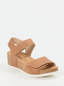 – Komfort-Sandale aus Kalbleder hell*Sioux New