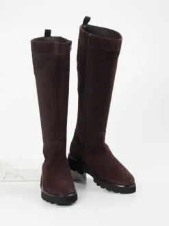 – Langschaftstiefel aus Veloursleder dunkel*Sioux Online