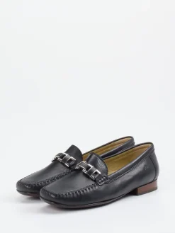 Damen Sioux – Loafer aus Lammleder in Schwarz